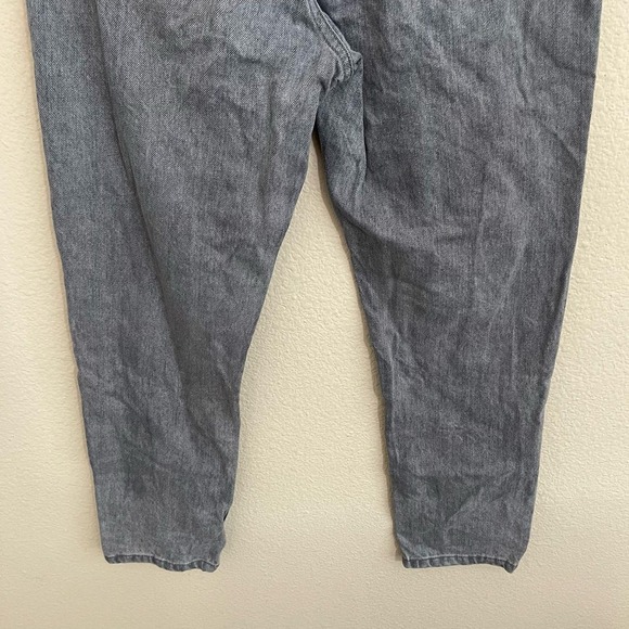 Everlane The '90s Cheeky High-Rise Button-Fly Cropped Denim Jeans Acid Grey 25 - Picture 13 of 15